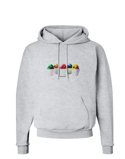 Kawaii Easter Eggs - No Text Hoodie Sweatshirt by TooLoud-Hoodie-TooLoud-AshGray-Small-Davson Sales