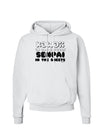 Kawaii in the Streets Senpai in the Sheets Hoodie Sweatshirt by TooLoud-Hoodie-TooLoud-White-Small-Davson Sales