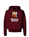 Kawaii Queen Queen Bee Dark Hoodie Sweatshirt-Hoodie-TooLoud-Maroon-Small-Davson Sales