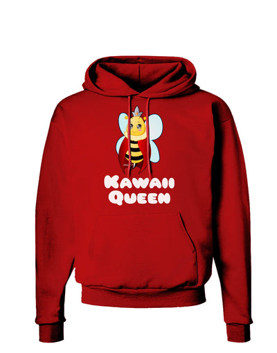 Kawaii Queen Queen Bee Dark Hoodie Sweatshirt-Hoodie-TooLoud-Red-Small-Davson Sales