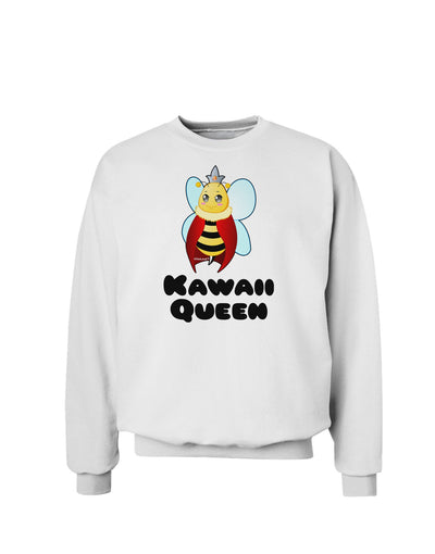 Kawaii Queen Queen Bee Sweatshirt-Sweatshirts-TooLoud-White-Small-Davson Sales