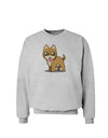 Kawaii Standing Puppy Sweatshirt-Sweatshirts-TooLoud-AshGray-Small-Davson Sales