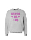 Kawaii Til I Die - Design - Magenta Sweatshirt by TooLoud-Sweatshirts-TooLoud-AshGray-Small-Davson Sales