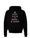 Keep Calm and Bend and Snap Dark Hoodie Sweatshirt-Hoodie-TooLoud-Black-Small-Davson Sales