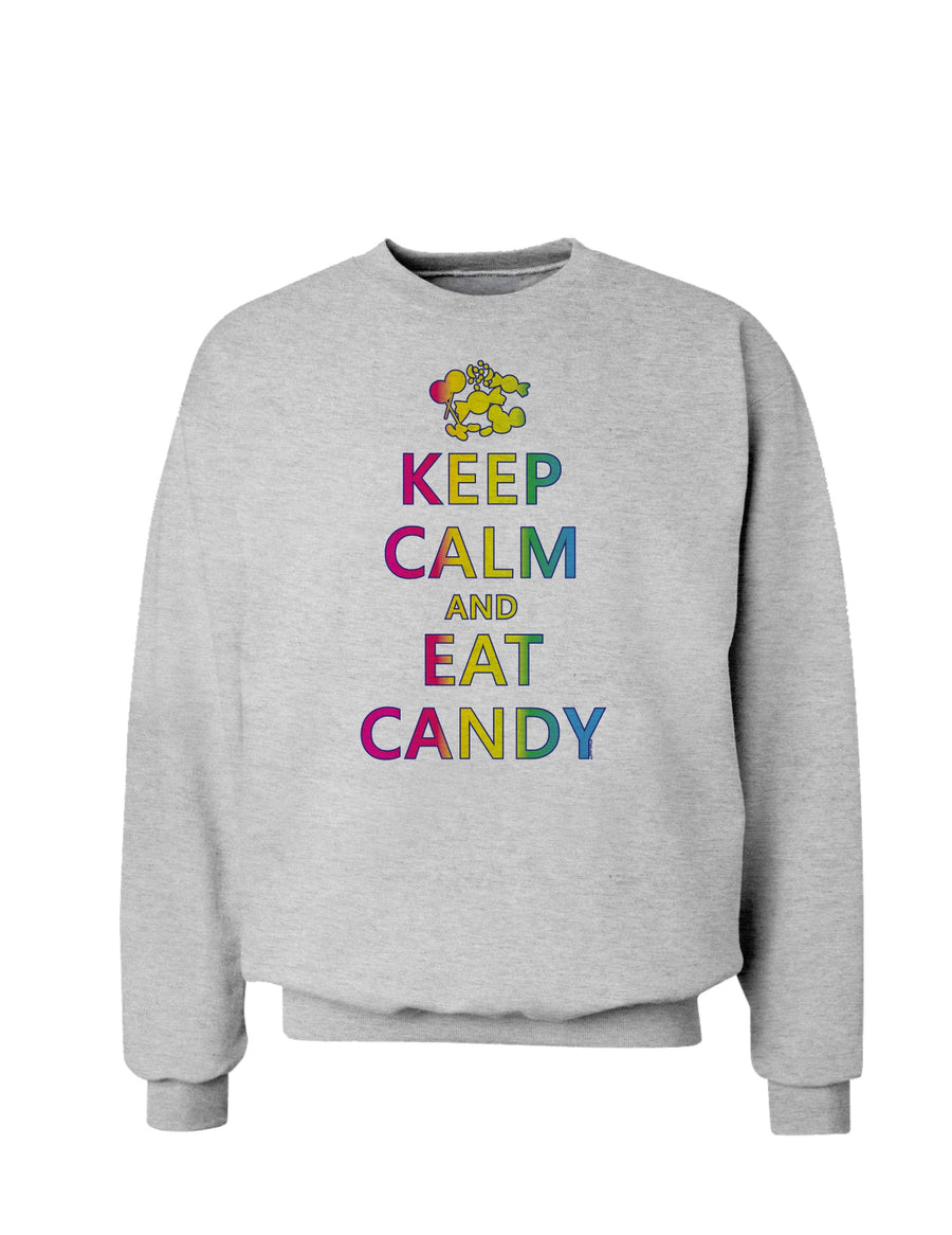 Keep Calm and Eat Candy Sweatshirt-Sweatshirts-TooLoud-White-Small-Davson Sales