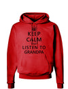 Keep Calm and Listen To Grandpa Hoodie Sweatshirt-Hoodie-TooLoud-Red-Small-Davson Sales