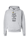 Keep Calm and Love Bees Color Hoodie Sweatshirt-Hoodie-TooLoud-AshGray-Small-Davson Sales