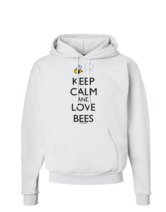 Keep Calm and Love Bees Color Hoodie Sweatshirt-Hoodie-TooLoud-White-Small-Davson Sales
