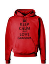 Keep Calm and Love Grandpa Hoodie Sweatshirt-Hoodie-TooLoud-Red-Small-Davson Sales