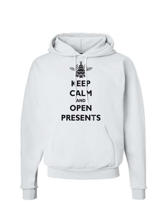 Keep Calm and Open Presents Christmas Hoodie Sweatshirt-Hoodie-TooLoud-White-Small-Davson Sales