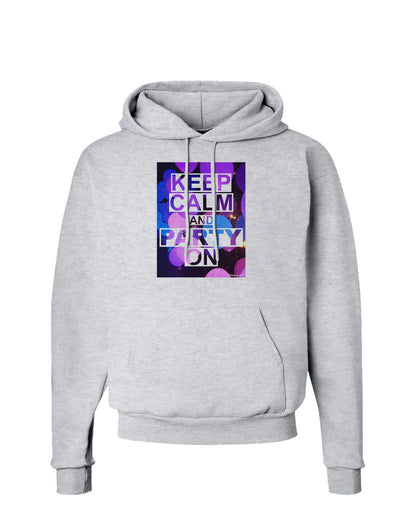 Keep Calm - Party Balloons Hoodie Sweatshirt-Hoodie-TooLoud-AshGray-Small-Davson Sales