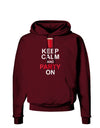 Keep Calm - Party Beer Dark Hoodie Sweatshirt