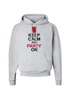 Keep Calm - Party Beer Hoodie Sweatshirt-Hoodie-TooLoud-AshGray-Small-Davson Sales