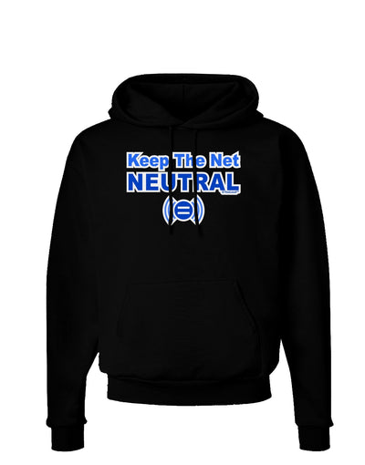 Keep the Net Neutral Dark Hoodie Sweatshirt-Hoodie-TooLoud-Black-Small-Davson Sales