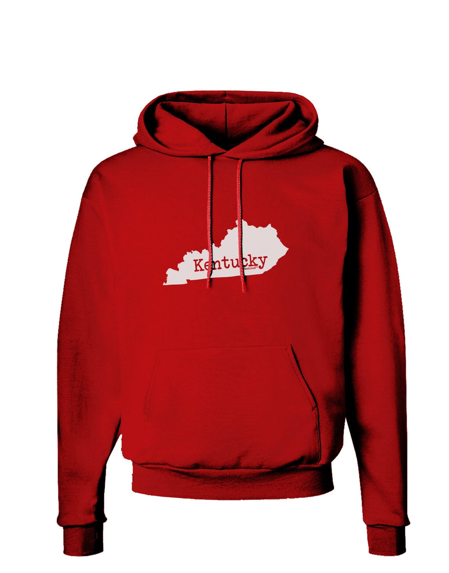 Kentucky - United States Shape Dark Hoodie Sweatshirt by TooLoud-Hoodie-TooLoud-Black-Small-Davson Sales