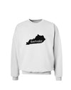 Kentucky - United States Shape Sweatshirt by TooLoud-Sweatshirts-TooLoud-White-Small-Davson Sales