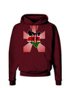 Kenya Flag Design Dark Hoodie Sweatshirt-Hoodie-TooLoud-Maroon-Small-Davson Sales