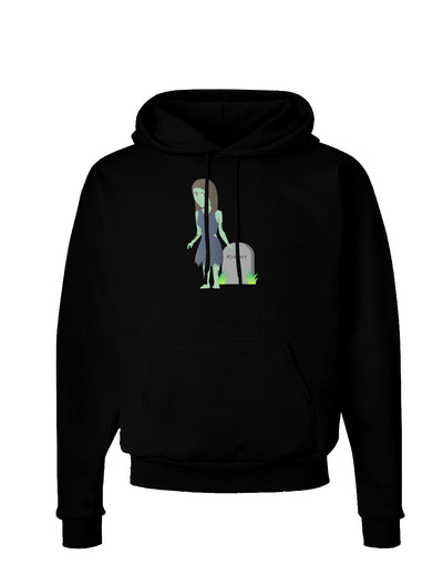 Kimmy the Zombie Girl Dark Hoodie Sweatshirt-Hoodie-TooLoud-Black-Small-Davson Sales