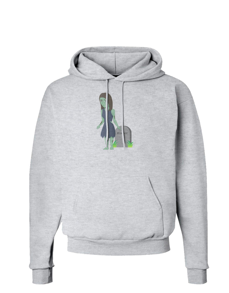 Kimmy the Zombie Girl Hoodie Sweatshirt-Hoodie-TooLoud-White-Small-Davson Sales