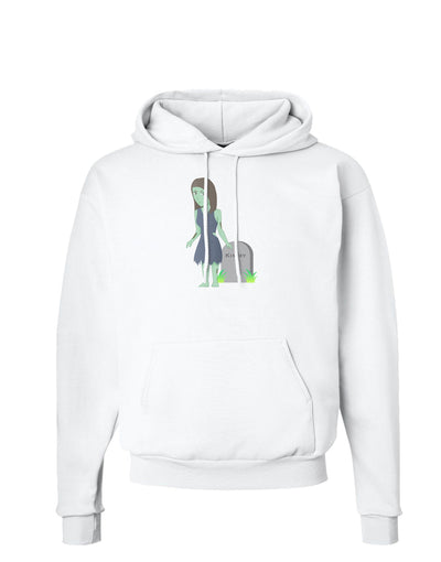 Kimmy the Zombie Girl Hoodie Sweatshirt-Hoodie-TooLoud-White-Small-Davson Sales