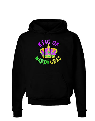 King Of Mardi Gras Dark Hoodie Sweatshirt-Hoodie-TooLoud-Black-Small-Davson Sales