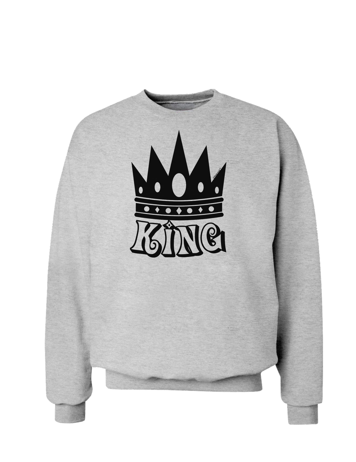 King Sweatshirt-Sweatshirts-TooLoud-AshGray-Small-Davson Sales