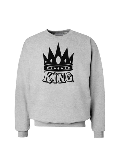 King Sweatshirt-Sweatshirts-TooLoud-AshGray-Small-Davson Sales