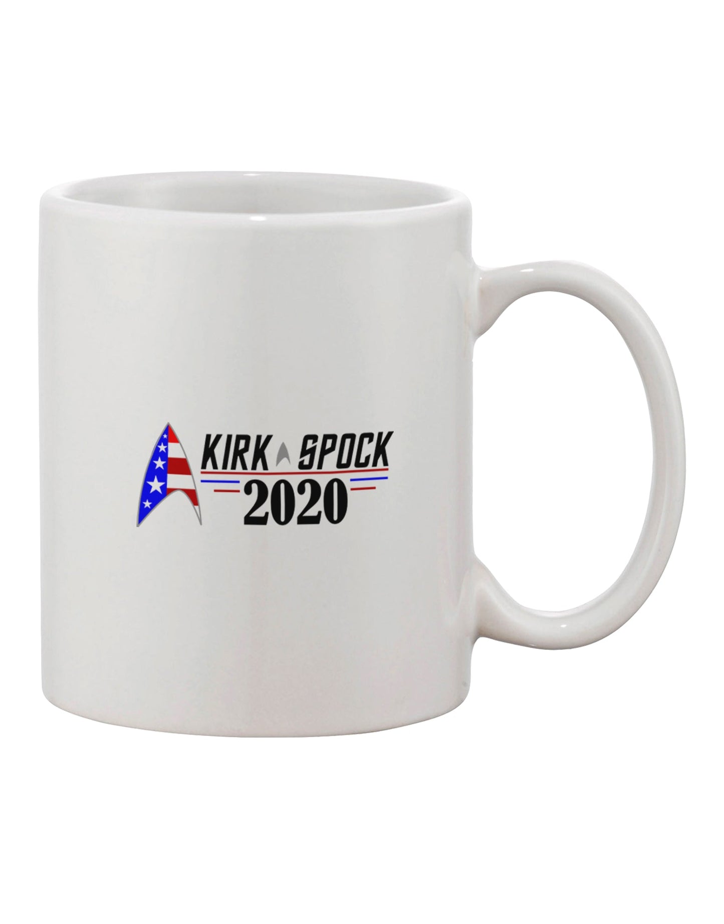 Kirk Spock 2020 Humorous Printed 11 oz Coffee Mug - Expertly Crafted by TooLoud-11 OZ Coffee Mug-TooLoud-White-Davson Sales