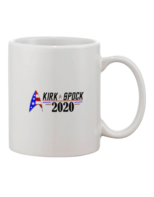 Kirk Spock 2020 Humorous Printed 11 oz Coffee Mug - Expertly Crafted by TooLoud-11 OZ Coffee Mug-TooLoud-White-Davson Sales