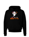 Kiss Me BOOtiful Ghost Orange Dark Hoodie Sweatshirt-Hoodie-TooLoud-Black-Small-Davson Sales