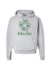 Kiss Me Clover Hoodie Sweatshirt-Hoodie-TooLoud-AshGray-Small-Davson Sales