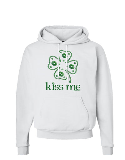 Kiss Me Clover Hoodie Sweatshirt-Hoodie-TooLoud-White-Small-Davson Sales