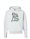 Kiss Me For Luck Hoodie Sweatshirt-Hoodie-TooLoud-White-Small-Davson Sales