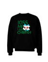Kiss Me I'm Chirish Adult Dark Sweatshirt by TooLoud-Sweatshirts-TooLoud-Black-Small-Davson Sales