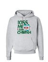 Kiss Me I'm Chirish Hoodie Sweatshirt by TooLoud-Hoodie-TooLoud-AshGray-Small-Davson Sales