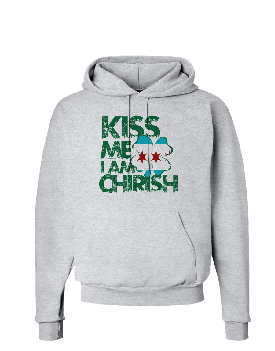 Kiss Me I'm Chirish Hoodie Sweatshirt by TooLoud-Hoodie-TooLoud-White-Small-Davson Sales