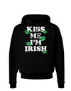 Kiss Me I'm Irish - Green Kisses Dark Hoodie Sweatshirt by TooLoud-Hoodie-TooLoud-Black-Small-Davson Sales