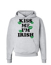 Kiss Me I'm Irish - Green Kisses Hoodie Sweatshirt by TooLoud-Hoodie-TooLoud-AshGray-Small-Davson Sales