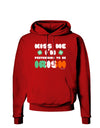 Kiss Me I'm Pretending to Be Irish Dark Hoodie Sweatshirt by TooLoud-Hoodie-TooLoud-Red-Small-Davson Sales