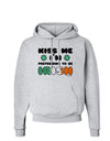 Kiss Me I'm Pretending to Be Irish Hoodie Sweatshirt by TooLoud-Hoodie-TooLoud-AshGray-Small-Davson Sales