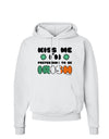 Kiss Me I'm Pretending to Be Irish Hoodie Sweatshirt by TooLoud-Hoodie-TooLoud-White-Small-Davson Sales