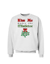 Kiss Me Under the Mistletoe Christmas Sweatshirt-Sweatshirts-TooLoud-White-Small-Davson Sales