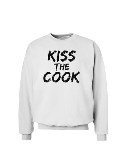 Kiss the Cook Grill Master 2 - Text Sweatshirt-Sweatshirts-TooLoud-White-Small-Davson Sales