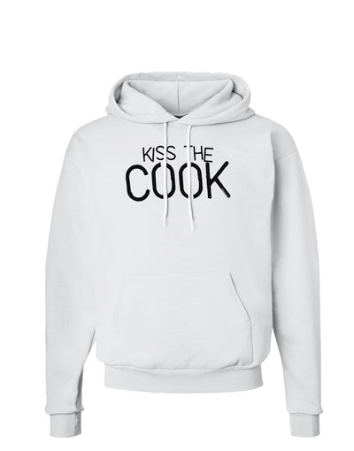 Kiss the Cook Grill Master - Text Hoodie Sweatshirt-Hoodie-TooLoud-White-Small-Davson Sales