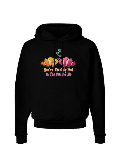 Kissy Clownfish Only Fish In The Sea Dark Hoodie Sweatshirt-Hoodie-TooLoud-Black-Small-Davson Sales