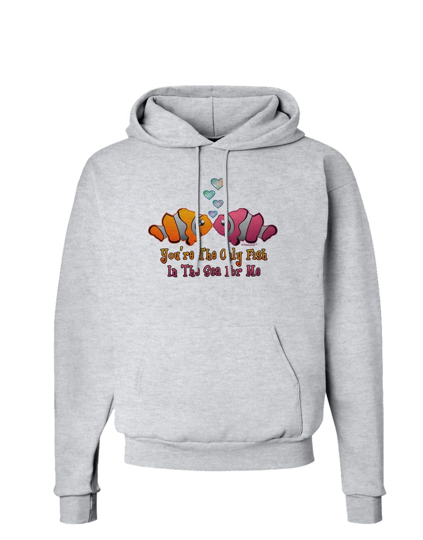 Kissy Clownfish Only Fish In The Sea Hoodie Sweatshirt-Hoodie-TooLoud-AshGray-Small-Davson Sales