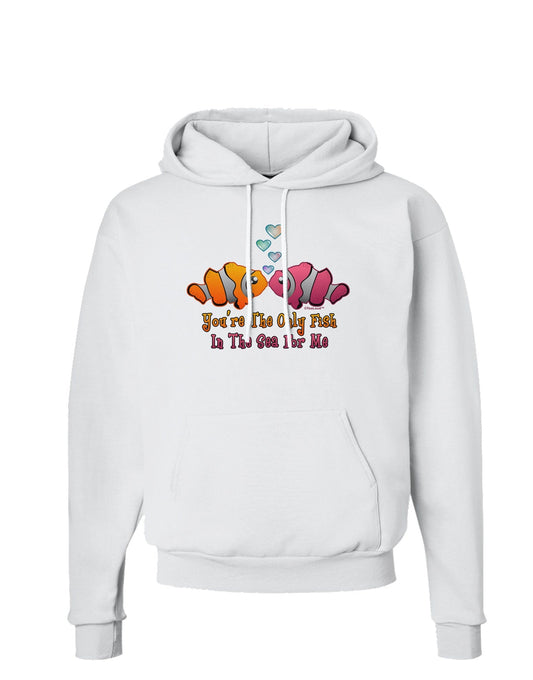 Kissy Clownfish Only Fish In The Sea Hoodie Sweatshirt-Hoodie-TooLoud-White-Small-Davson Sales