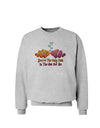 Kissy Clownfish Only Fish In The Sea Sweatshirt-Sweatshirts-TooLoud-AshGray-Small-Davson Sales