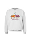 Kissy Clownfish Only Fish In The Sea Sweatshirt-Sweatshirts-TooLoud-White-Small-Davson Sales