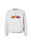 Kissy Clownfish Sweatshirt-Sweatshirts-TooLoud-White-Small-Davson Sales